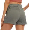 shorts Pocket High Taist Couleurs de gymnase Couleurs de gymnase Portez des capris classiques avec un logo de haute qualité