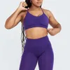 Lu Set Jumpsuit Align Lemon Effortless Seamless Yoga Women Bra High Waist Leggings Fiess Clothing Femme Sportswear Sports Suit 2 Pieces Gym