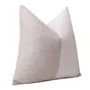 Kudde beige lapptäcke dekorativt nordiskt omslag för soffa säng lyx täcker 30x50 cm 45x45 cm 50x50 cm