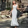 Casual Dresses Yeinchy Sexy Summer Bra Mesh Strap Sleeveless Backless Women Bodycon Formal Long Dress JC044