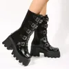 Brand Brand Plus Times 43 Vampire Gothic Halloween Christmas Cosplay Punk Buckle Platform Street Piatta