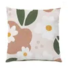 Pillow Fashion Decorative Cover 45x45 S Covers Velvet Fabric Polyester Linen Flower Living Room Decoration Home E0757