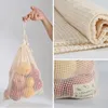 Storage Bags Mesh Cotton Filter Drawstring Sound Control Bulbs Reusable Underwear Bra Laundry Bag Vegetable Strainers