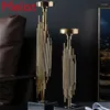 Candle Holders High-End Luxury Metal Holder Cups Modern Geometric Nordic Garden Tall Wedding Vintage Gold Iron Home Decor