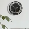 Dekorativa figurer Creative Home Living Room Decoration Acrylic Wall Clock Explosion Models Minimalistisk nordisk stil Transparent