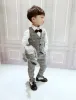 Брюки мальчики костюм для свадеб Enfant Garcon Mariage Детская куртка жилеты брюки бегают garcon gentleman kids costum