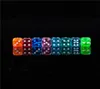 NIEUW 100PCS 1218 mm DICE Transparant Color Point 16 Digitaal automatisch spel KTV DICE ACryl Gambing Dices5864448