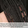 Box Braided Lace Front Wigs Drag Queen Full Braid with Natural Hairline Half Hand Made Synthetic Glueless Braided Wigs