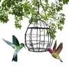 Inne dostawy ptaków 2PCS Feeder Iron z wiszącym łańcuchem wiewiórki Feeders Home Ogród Outdoor Food Hummingbird