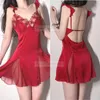 Dames slaapkleding vrouwelijk tweeling gewaad set sexy franse stijl kanten trim intieme lingerie zomers zijden satijnen badjas nachthemd losse huis