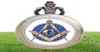 Relógios maçônicos antigos Mason alvenaria G Design Bronze Pocket Watch Men Women Analog Relógio com Chain Colar Gift4507164