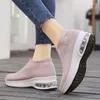 Casual Shoes Women's Vulcanized High Quality Cushioned Sneakers Flat Loafers XL 42 Socks