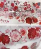 Подарочная упаковка винтаж цвет осенней красоты розовая красная роза цветочная лента