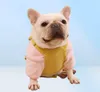Winterhond jumpsuits Franse bulldog kleding voor honden Winterkleding verstelbare huisdierhondenkleding huisdier pyjama jumpsuit voor honden 20103342210