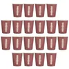 Einweg -Geschirr 24 PCs Kaffeetasse Party Wasserbecher Eisbecher Papier Business Bankett