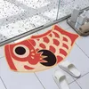 Carpets Welcome Doormat Cute Red Carp Printed Carpet Entrance Hallway Anti-Slip Floor Mat Front Door Creative Rugs For Bat N2N3