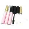 Storage Bottles 1.5ml Refillable Empty Mini Lipgloss Eyeliner Mascara Tubes Container Diy Cosmetic Packaging Silver Black Gold Lid Pink Tube