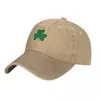 Ball Caps Irish Shamrock Baseball Cap Lucky Logo Hip Hop swobodne mycie czapek żeński styl uliczny