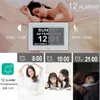 12 Alarmes Relógio de calendário de LED digital com várias linguagens para exibir.Lembrete do tempo da medicina para ancião.