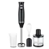 Blender Top Sale 4 i 1 Hög effekt Immersion Hand Stick Blender Mixer Inkluderar Chopper och Smoothie Cup rostfritt stål Ice Blade EU PLU