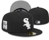 2023 Marque chaude en gros Unisexe Los Angeles Capes de baseball Bones Sports extérieurs décontractés pour hommes Chapeaux ajustés Full Ferme Close Design Size Caps A19