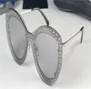 New fashion design woman sunglasses 4236 charming cat eye frame Inlaid with pearls popular style outdoor uv400 protective eyewear 5070650