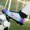 High Top Soccer Shoes Women Men AG TF Football Boots Youth Kids Professional Cleats