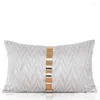 Pillow Light Covers Luxury Accessoires décoratifs en métal doré jetez le canapé-tïe S canapé S 30x50cm 45x45cm