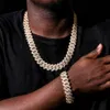 Herr Miami Moissanite Cuban Link Armband Iced Out Sterling Sier 10K 14K Hip Hop smycken i lager