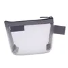 Förvaringspåsar Portable Mesh Bag Mini Zipper Cosmetic for Home Offices Travel School