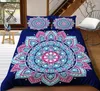 Ensembles de literie Bohemian Mandala Flower imprimé de couette à couette pour la maison de couette à chambre à coucher avec des taies d'oreiller décor