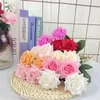 Dekorative Blumen POGRAGHUPS HINTERGRUNDEN HINTERGRUND 12PCS/LOT REAL TOUSE ROSE FORMENFORTIONISIERUNG FORMEN KÜNFTE KUNDENDE Hochzeitsfeier Dekoration Flore Flore