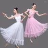 Scene Wear White Black Swan Lake Ballet Costume For Women Adult Romantic Classical Professional Long Tutu Dress Gymnastics Leotard Girl