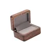 Jewelry Pouches Wooden Ring Box Personalized Handmade Case Holder For Wedding Anniversary Ceremony Engagement Birthday Gift