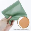 Bolsas de almacenamiento 3pcs Bolsa cosmética para organizadores de cuero impermeable de bolso dentro de la bolsa de organizador de cierre de Snap