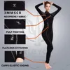 Women M Neoprene Wetsuit Onepiece Warm Snorkeling Winter Swimming Surfing Diving Suit Long Sleeves Cold Proof Ladies Swimsuit 240407