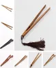 Natural Bambus Teeclip handgefertigtes Tee -Pinzetten chinesische Holzkongfu -Teewerkzeuge Mehrfunktion Specksalat Zucker Lebensmittel Toast Tongs 9441865