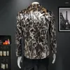 Men's Suits Leopard Print Premium Velvet Blazers For Men Slim Fit Easy Care Fashion Quality Soft Comfortable Suit Casual Terno Masculino