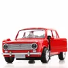 1 36 Ryssland Avtovaz Lada Toy Car Model Metal Diecast Alloy Pull Back Rova Classic Car 13cm med 2 dörrar pojke barn födelsedagspresent 240402