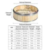 Doppia caldaie panini bao per cucina cucina gadget in tessuto in bambù cestino di cibi da cucina a vapore cinese a vapore cinese