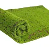 Fleurs décoratives fausse décoration simulée murale verte micro scène fausse mousse herbe tapis coton artificiel gazon