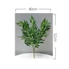 Dekorativa blommor 1 st konstgjorda pil lövblad Fake Green White Plant Bouquet Home Garden Stage Party Diy Decor Wedding Decorations