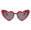 Love Heart Sunglasses pour les femmes 2018 Cat Cat Eye Lunettes de soleil Black Rose Rouge Coeur Solence Sun pour hommes UV4007283274