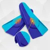 Volwassenen Korte dinerende vinnen licht vol voetzak reisblade flippers voor snorkelende duikduiker zwemmen blauw roze 240410