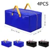 Storage Bags TENDYCOCO 4pcs Extra Large Heavy Duty Over-Sized Moving Totes With Carrying Handles And Smooth Zipper For