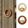 Japansk trä vindklockor väggdekoration interiör chime klocka dekorera vintage dörrklock vindklocka för hemöppning 240408