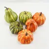 Decorative Flowers 8pcs Foam Artificial Pumpkin Decorations Vegetables Farmhouse Decor Halloween DEC575