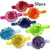 Hundebekleidung 30/50pcs kleiner Welpe glänzende Stoff Blume Fliege Stil Krawatte Pet Cat Catar Verstellbare Bowtie -Pflegeprodukte