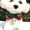 Dog Apparel Creative Pet Cat Christmas Hat Bow Tie Funky Xmas Party Decoration