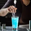 Spoon Mescola per bar bar in acciaio inossidabile che mescola suscetti di bevande riutilizzabili ristorante casa trasmesse portatili